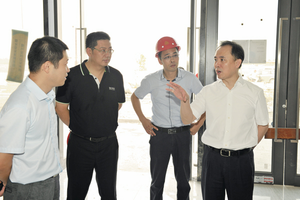 南通通州区领导调研华体会真人网站 高新区新址